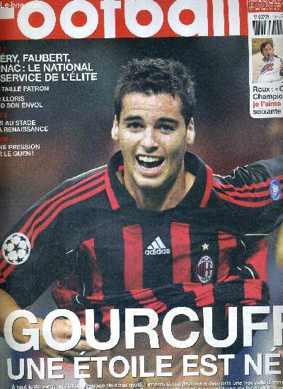 FRANCE FOOTBALL MARDI - N3155 - 26 septembre 2006 / Gourcuff, une toile est ne / Roux : 