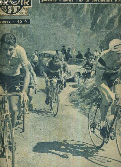 BUT CLUB - LE MIROIR DES SPORTS - N 641 - 17 juillet 1957 / Janssens n'admet pas la supriorit d'Anquetil / les assauts de Keteleer au col de Port et de Stolker au Portet-d'Aspet / Defilippis vainqueur au sprint devant Forestier (maillot vert)...