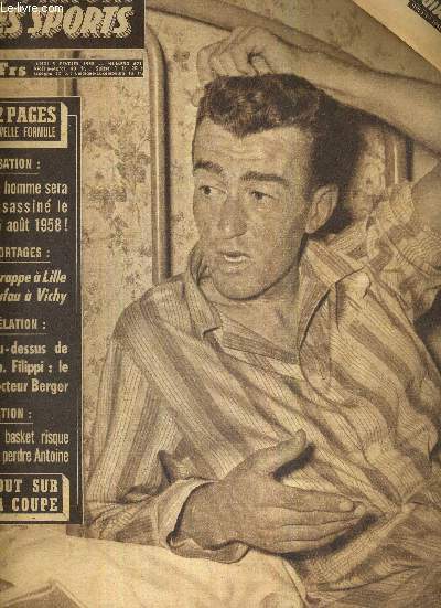 BUT CLUB - LE MIROIR DES SPORTS - N 671 - 3 fvrier 1958 / Louis Bobet, le 