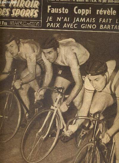 BUT CLUB - LE MIROIR DES SPORTS - N 728 - 9 fvrier 1959 / les pistards ont mis un point d'honneur a battre les routiers / Fausto Coppi rvle : je n'ai jamais fait la paix avec Gino Bartali / le drame de l'OM vu par Jean-Jacques Marcel...