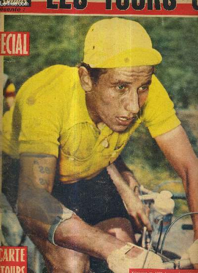 BUT CLUB - LE MIROIR DES SPORTS - SUPPLEMENT AU N 856 du 5 juin 1961 / Special les tours 61 / la carte des tours grand format / vainqueur en 57, Anquetil entend bien renouveler son triomphe d'alors / un manager nomm Janine...