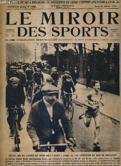 LE MIROIR DES SPORTS - N 186 - 24 janvier 1924 / Heuet, qui va gagner le cross de l'