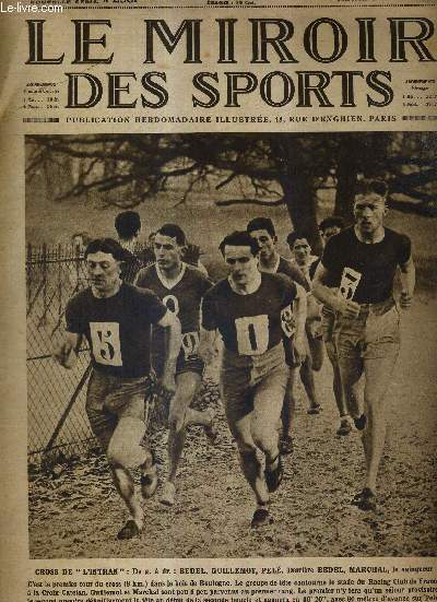 LE MIROIR DES SPORTS - N 296 - 13 janvier 1926 / cross de 