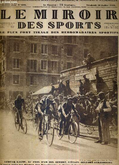 LE MIROIR DES SPORTS - N° 496 - 26 juillet 1929 / Leducq gagne, au prix d'un ... - Afbeelding 1 van 1