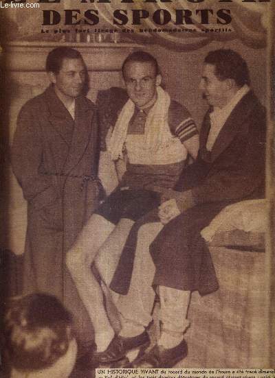 LE MIROIR DES SPORTS - N 976 - 9 novembre 1937 / un historique vivant du record du monde de l'heure a t trac dimanche au vel' d'hiv' / Archambaud  Milan,  Bruxelles,  Paris / le populaire Lesueur, vainqueur de Gnes-Nice ...