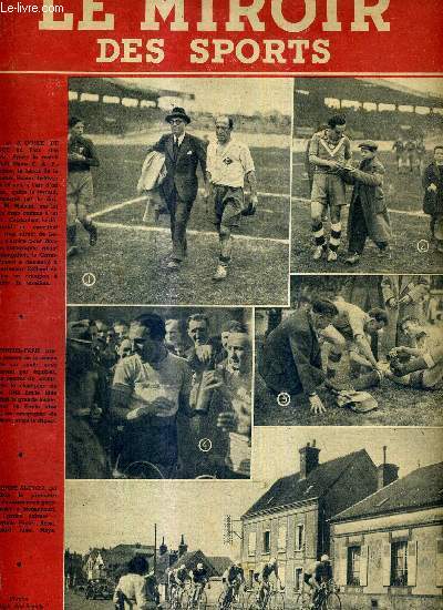 LE MIROIR DES SPORTS - N 90 - nouvelle srie - 5 avril 1943 / coupe de France au parc des princes / Verneuil-Paris, 1ere course de la saison cycliste sur route / l'quipe Alcyon, qui s'attribuera la 1re place du classement gnral...