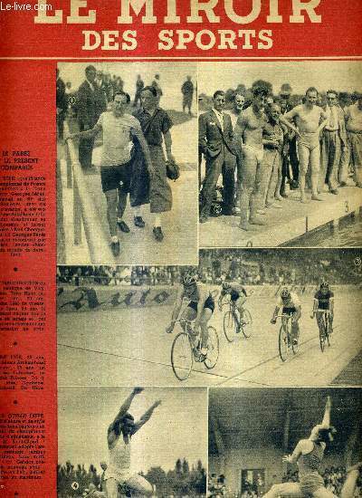 LE MIROIR DES SPORTS - N 101 - nouvelle srie - 21 juin 1943 / le pass et le prsent compar / instauration du football chimrique en France / en arretant prmaturment le combat Famechon-Tison, l'arbitre a t prudent...