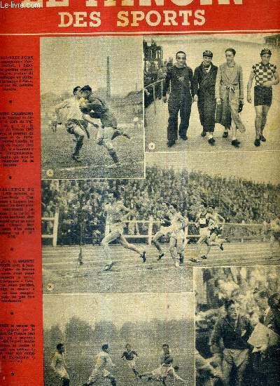 LE MIROIR DES SPORTS - N 117 - nouvelle srie - 12 octobre 1943 / Paris-Bretagne en championnat fdral de football / quatre champions routiers se rendent au dpart, sur la piste du vel' d'hiv' / challenge du mille au stade Jean-Bouin...