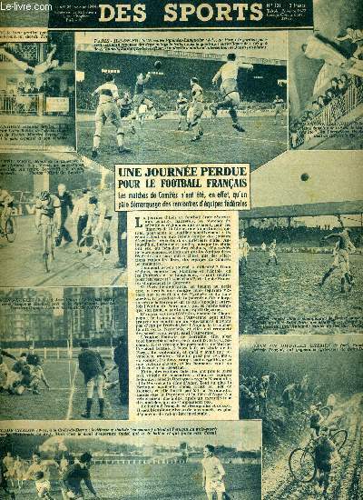 LE MIROIR DES SPORTS - N 131 - 24 janvier 1944 / une journe perdue pour le football franais / par sa victoire sur Agen, le Toulous Olympique prend place parmi les vedettes des poules de six / les cyclo-cross se suivent...