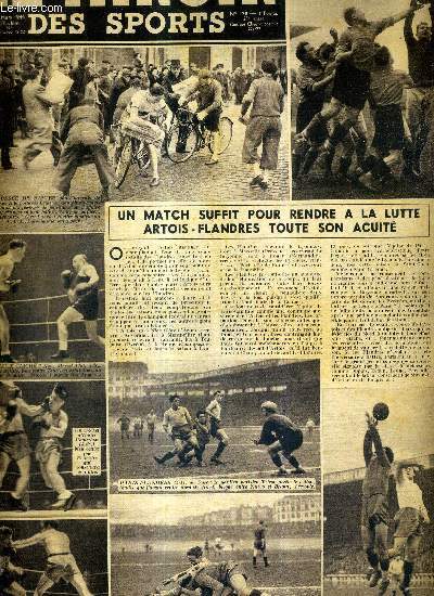 LE MIROIR DES SPORTS - N 138 - 13 mars 1944 / un match suffit pour rendre a la lutte artois-Flandres toute son acuit / les deux quipes fdrales du nord  6 points devant le peloton / Laroulandie est le champion des porteurs de Journaux...