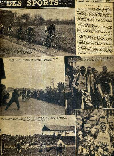 LE MIROIR DES SPORTS - N 142 - 11 avril 1944 / grce  la Provence, victorieuse des Flandres, l'Artois reprend la tte du championnat fdral / 7 franais dans les 12 premiers de Paris-Roubaix 1944 / la tribu des Famechon sur le ring...