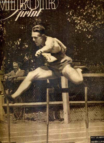 MIROIR SPRINT - N 6 - 2 juillet 1946 / le stadiste Yves Cros, en ralisant aux 400 m. haies des championnats de l'Ile-de-France 53