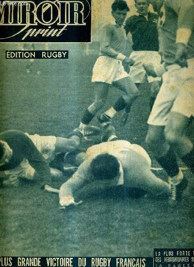 MIROIR SPRINT - N 86 - 13 janvier 1948 / Edition rugby - la plus grande victoire du rugby franais / Cerdan doit-il prfrer l'Europe  l'Amerique? / la mtamorphose de l'quipe de France / un leader battu chez les XIII : Albi par Villeneuve...