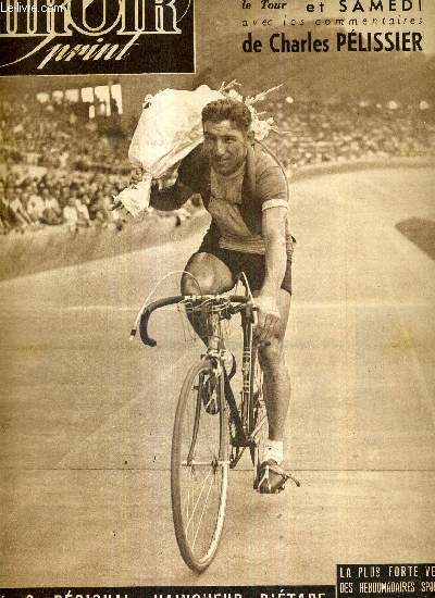 MIROIR SPRINT - N 111 - 5 juillet 1948 / Pendant le tour avec les commentaires de Charles Pelissier / Rmy, 3e rgional, vainqueur d'tape / le tour  ses joies et ses misres / en vedette : Roger Lambrecht / la danse du maillot jaune...