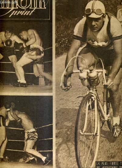 MIROIR SPRINT - N 112 - 12 juillet 1948 / lettre ouverte de Charles Pelissier  Louison Bobet / chec ici, troph la.. / en vedette : Raymond Impanis / Toulouse-Montpellier deux effets solitaires! / la catastrophe franaise tait logique et invitable..