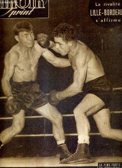 MIROIR SPRINT - N 175 - 17 octobre 1949 / le drame rat de Bruxelles / la rivalit Lille-Bordeaux s'affirme / le record de Thiam Papa Gallo a t minutieusement vrifi / la chasse aux records bat son plein / Lille a consolid sa situation de leader...