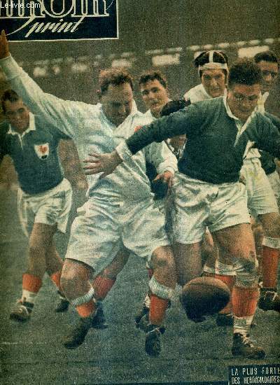 MIROIR SPRINT - N 247 - 194 - 27 fvrier 1950 / premire belle victoire 1950 du XV de France / une curieuse et attachante figure du sport international : Albert Gudmundson / le judo, sport noble / Van Steenbergen enlve le criterium d'Oran...