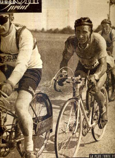 MIROIR SPRINT - N 208 - 5 juin 1950 / Van Est a triomph du soleil et de Maurice Diot / pour gagner Bordeaux-Paris / Lagnay champion de France de vitesse / les 