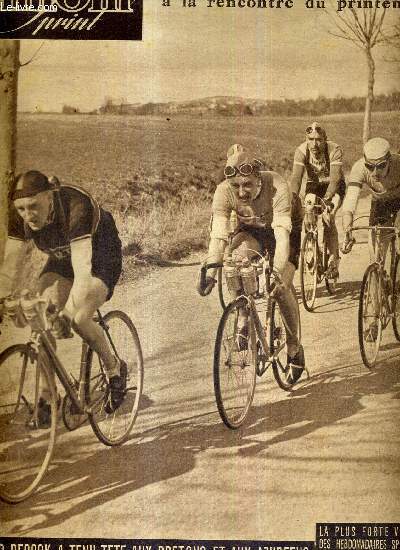 MIROIR SPRINT - N249 - 19 mars 1951 / Roger Decock a tenu tte aux bretons et aux azureens / Paris-Cote d'Azur  la rencontre du Printemps / le belge Rosseel succde a son coquipier Couvreur / le basket franais  le vent en poupe...