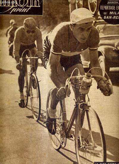 MIROIR SPRINT - N250 - 27 mars 1951 / la semaine triomphale de Bobet et Barbotin / reportage exclusif sur Milan-San Remo / criterium national de la route / St Etienne et le Racing pensaient-ils  la coupe / tonnant de rapidit et d'aisance, Kid Harris.