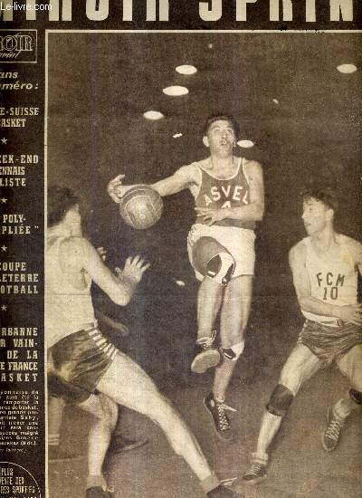 MIROIR SPRINT - N360 - 4 mai 1953 / Villeurbanne premier vainqueur de la coupe de France de basket / France-Suisse de basket / le week-end ardennais cycliste / 