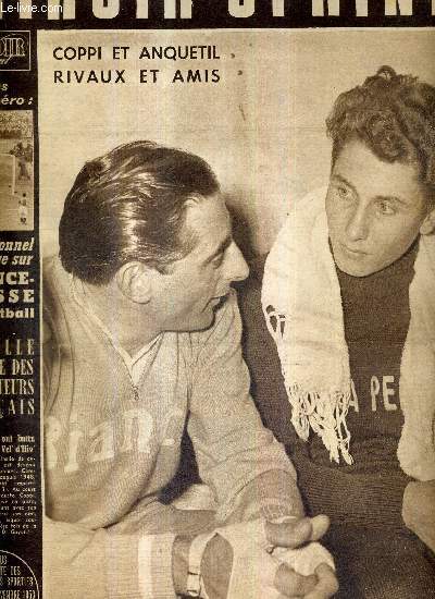 MIROIR SPRINT - N388 - 16 novembre 1953 / Coppi et Anquetil rivaux et amis / sensationnel reportage sur France-Suisse de football / la belle victoire des basketteurs franais / les franais ont battu les italiens au vel' d'hiv'...