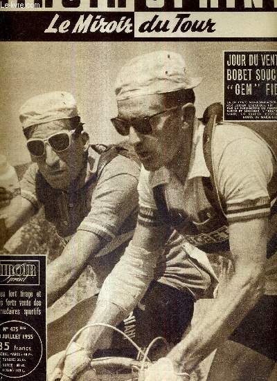MIROIR SPRINT - N475 BIS - 18 juillet 1955 / Jour du Ventoux, Bobet soucieux, 