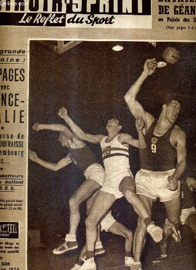 MIROIR SPRINT - N506 - 02 fvrier 1956 / bataille de gants au palais des sports / France-Italie / la course de Andr Dufraisse  Luxembourg / les basketteurs franais battent l'URSS / la chronique de Robert Barran....