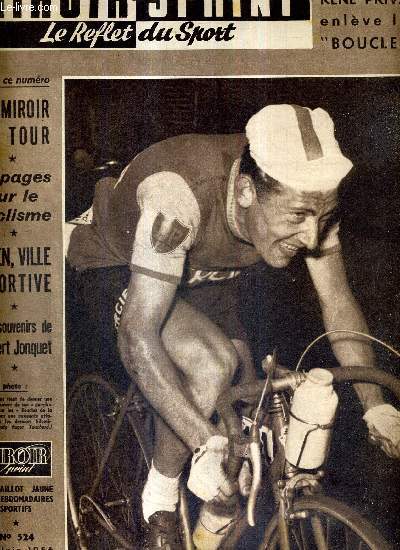 MIROIR SPRINT - N524 - 25 juin 1956 / Ren Privat enlve les 