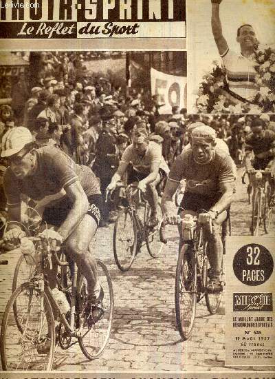 MIROIR SPRINT - N°585 - 19 aout 1957 / Van Steenbergen champion du monde deva... - Afbeelding 1 van 1