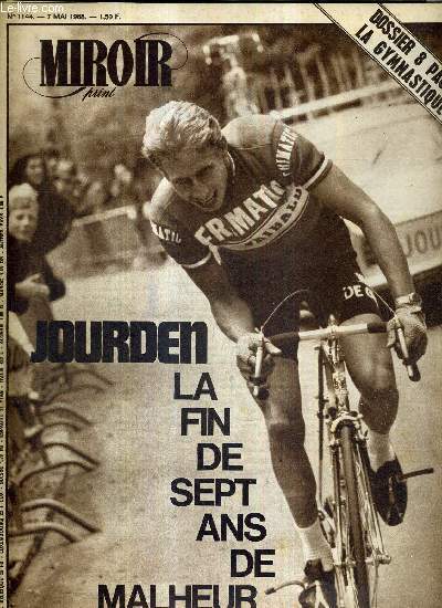 MIROIR SPRINT - N1144 - 7 mai 1968 / Jourden la fin de sept ans de malheur / dossier 8 pages la gymnastique / le rugby vers son champion de Bigorre ou de Mditerrane / Championnats du Manoir :Narbonne comme Lourdes...