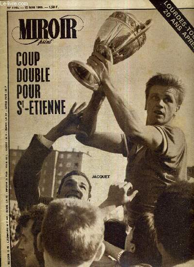 MIROIR SPRINT - N1145 - 15 mai 1968 / coup double pour St Etienne / Lourdes-Toulon 20 ans aprs / visa pour Mexico / Jourden bnficiaire du marquage de Poulidor / basket : France-Tchecoslovaqui / handball : Stella sans discussion...