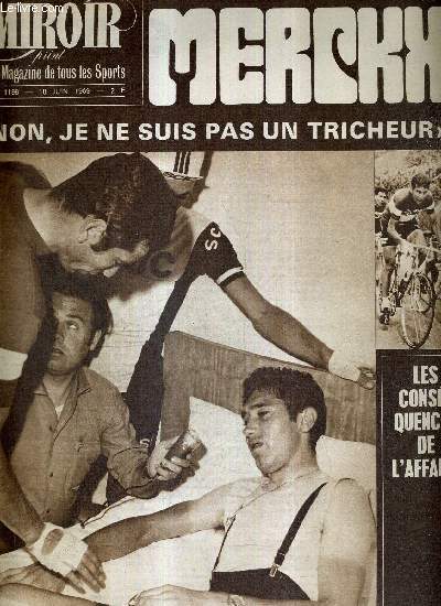 MIROIR SPRINT - N1198 - 10 juin 1969 / Merckx : 