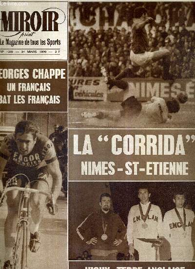 MIROIR SPRINT - N1239 - 24 mars 1970 / Georges Chappe un franais bat les franais / la 
