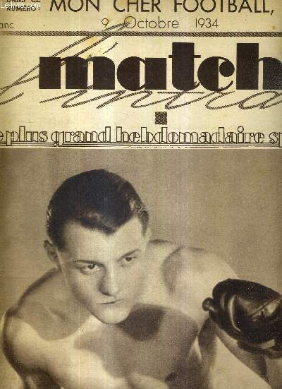 MATCH L'INTRAN N 426 - 9 octobre 1934 / 