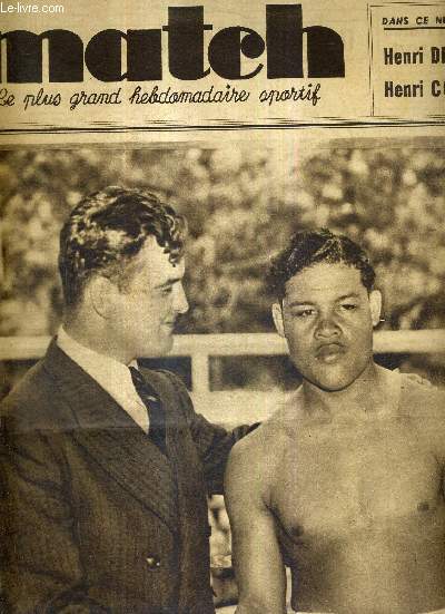 MATCH L'INTRAN N 575 - 22 juin 1937 / Jimmy Braddock va rencontrer Jo Louis / conseils aux jeunes catcheurs par Henri Deglane / le tour d'Allemagne  l'instar / la jeunesse du monde entier se passionne pour le tennis...