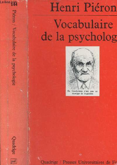 VOCABULAIRE DE LA PSYCHOLOGIE