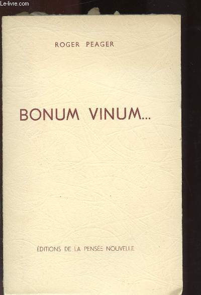 BONUM VINUM ... - EPOPEE RABELAISIENNE