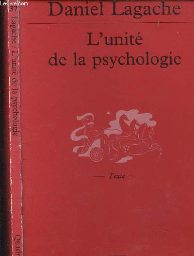 L UNNITE DE LA PSYCHOLOGIE