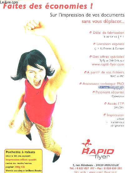 CATALOGUE PUBLICITAIRE - IMPRIMERIE DE FLYER - RAPID FLYER -