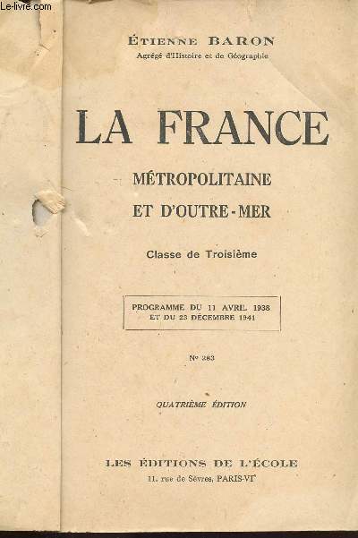 La France Mtropolitaine et d'Outre-Mer
