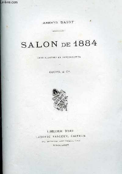 Salon de 1884 - 100 planches en hliogravures (Incomplet)