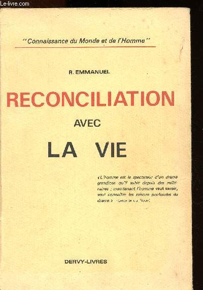 Rconciliation avec la vie