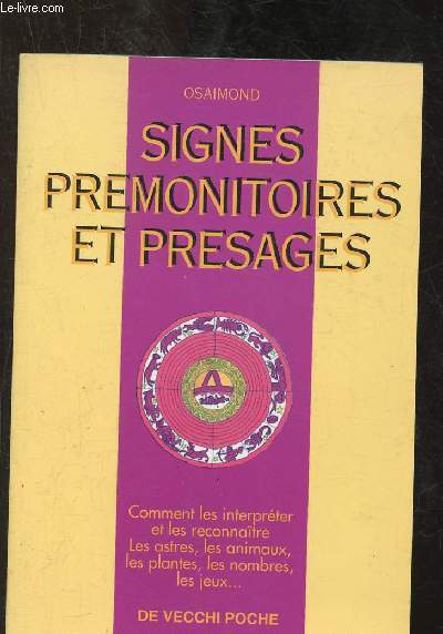 Signes prmonitoires et prsages