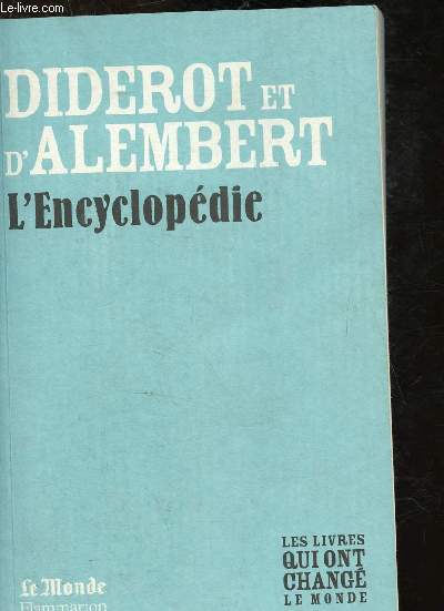 L'encyclopdie de Diderot et d'Alembert (choix de texte)