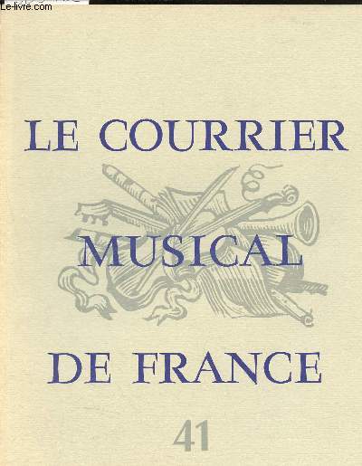 Le courrier musical de France N°41