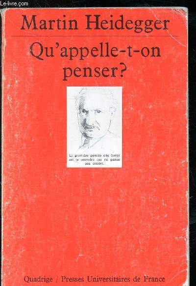 Qu'appelle-t-on penser ?