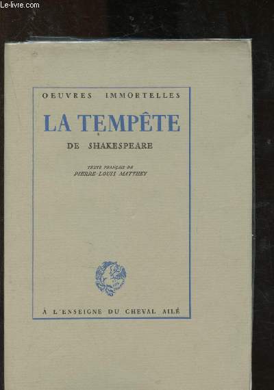 La tempte de Shakespeare