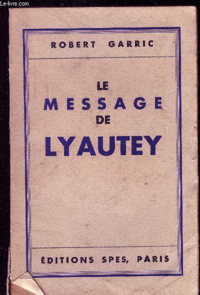 Le message de Lyautey