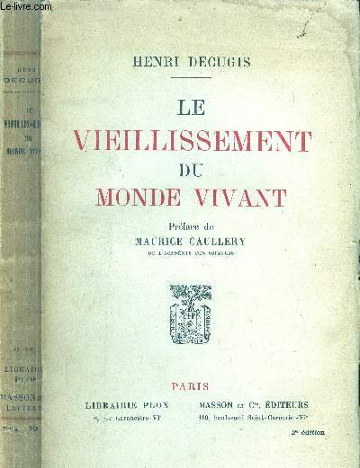 Le vieillissement du monde vivant